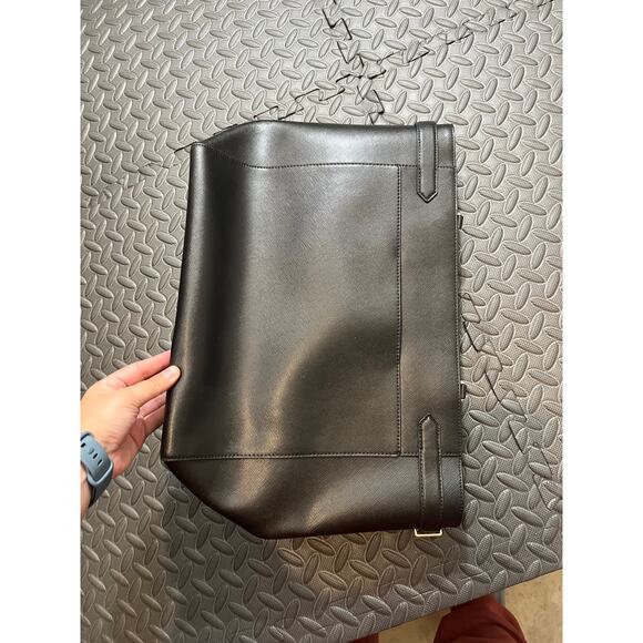 Kate Spade Staci BLACK Saffiano Leather Tote Bag Purse Handbag Computer Travel - Picture 6 of 13